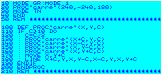 Plotter demo K-Basic program