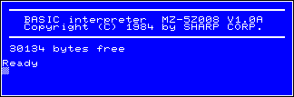 S-BASIC MZ-5Z008