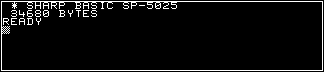 S-BASIC SP-5025