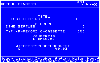 EASIDATA screenshot