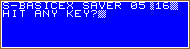 Activated save routine