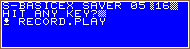 Waits for data recorder keys RECORD and PLAY