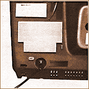 RF connexion at TV