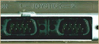 Operating elements at the rear of the MZ-800